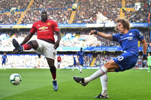 David Luiz and Lukaku