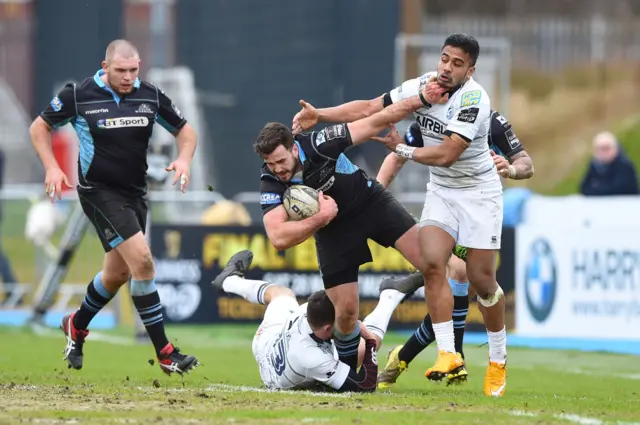 Glasgow v Cardiff in 2016