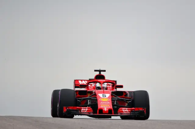 Ferrari's Sebastian Vettel