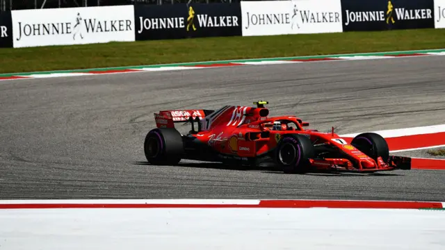 Ferrari's Kimi Raikkonen