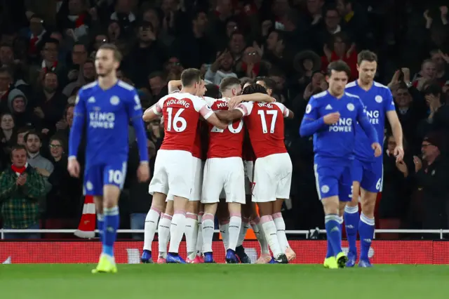 Arsenal celebrate