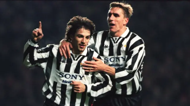 Alen Boksic and the legendary Alessandro Del Piero