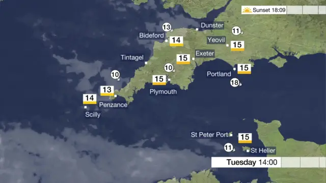 Weather map