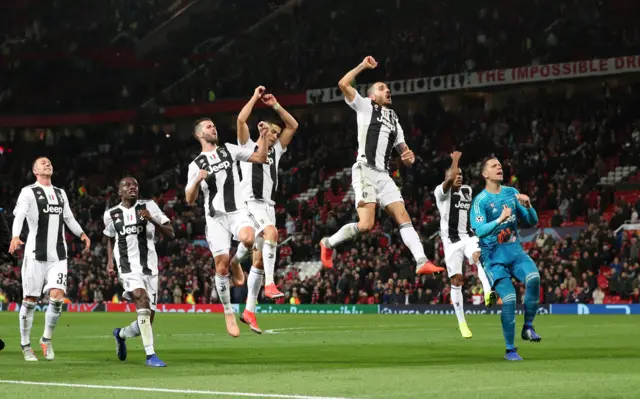 Juventus celebrate