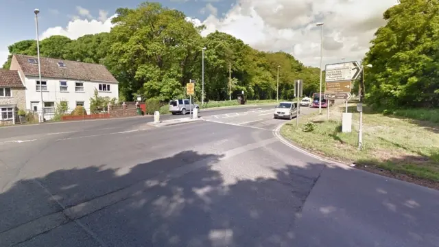 Mansfield Road A60 junction of Burnt Stump Road, Nottinghamshire