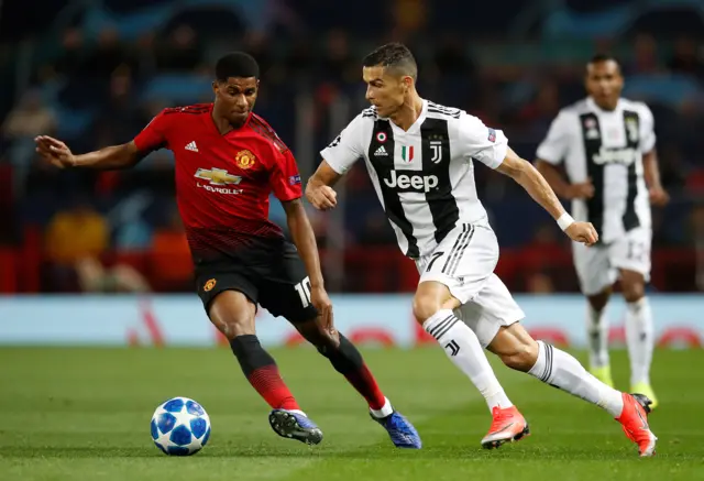 Marcus Rashford and Ronaldo