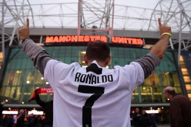 Fan in Ronaldo shirt