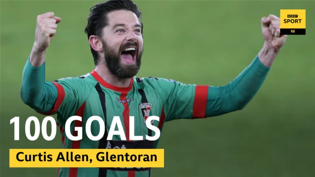Glentoran's Curtis Allen