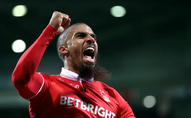 Lewis Grabban celebrates