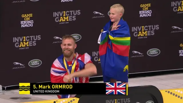 Ormrod on podium