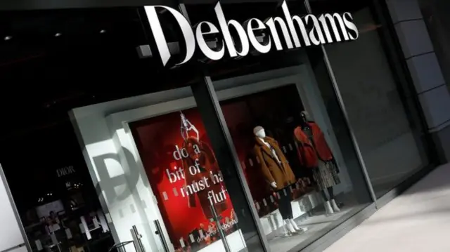 Debenhams store