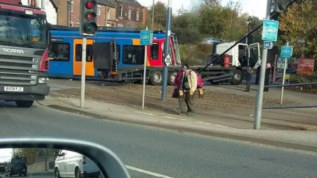 Tram crash