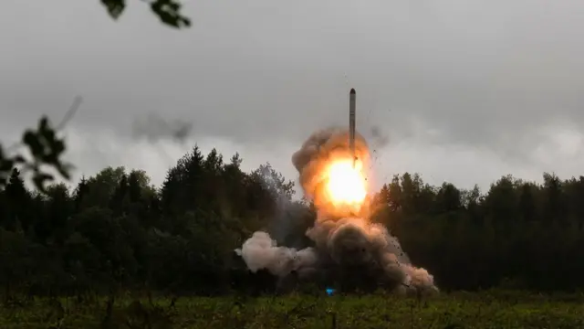 Russian tactic missile fired during 2017 military exercises