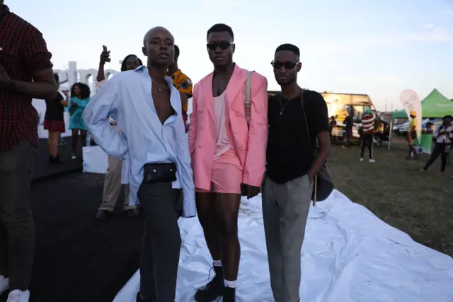 People are Lagos Fashion Week