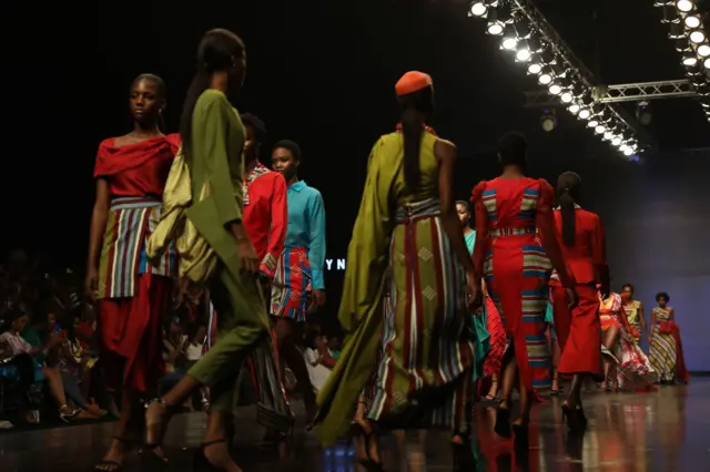 Lagos Fashion Week models