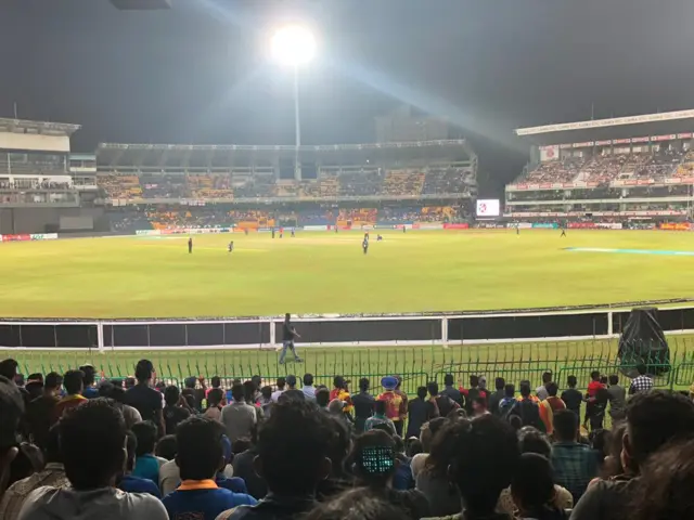 A photo of the stadium in Colombo