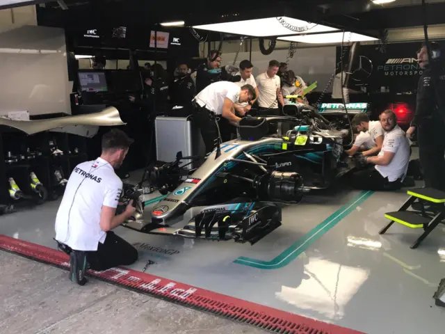 Bottas' car