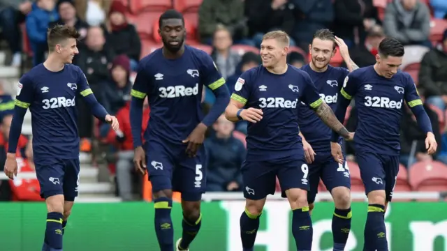 Derby celebrate