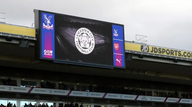 Crystal Palace scoreboard