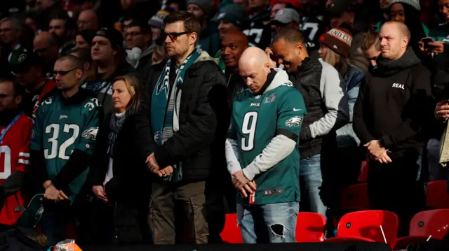 NFL London moment of silence