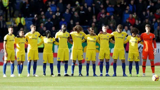 Chelsea moment of silence