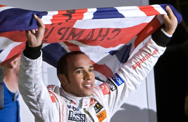 Lewis Hamilton Brazil 2008