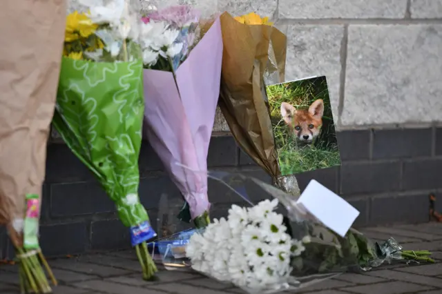 Flowers at Leicester City