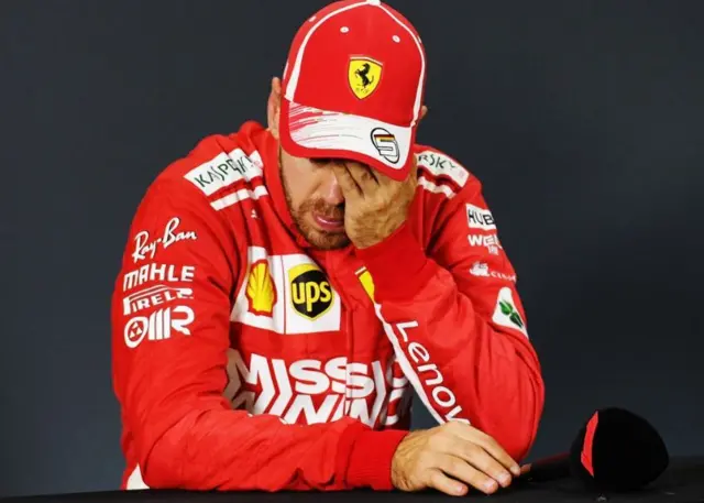 Sad Vettel