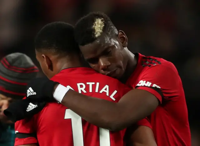 Anthony Martial and Paul Pogba