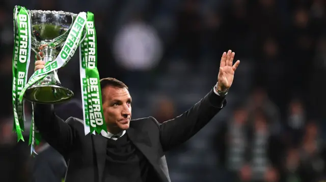 Brendan Rodgers will have the chance to make it three League Cups in a row in early December