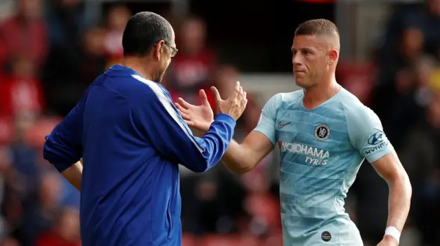 Maurizio Sarri & Ross Barkley