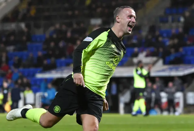 Celtic striker Leigh Griffiths scored the only goal at McDiarmid Park