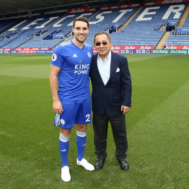 Matty James and Vichai Srivaddhanaprabha