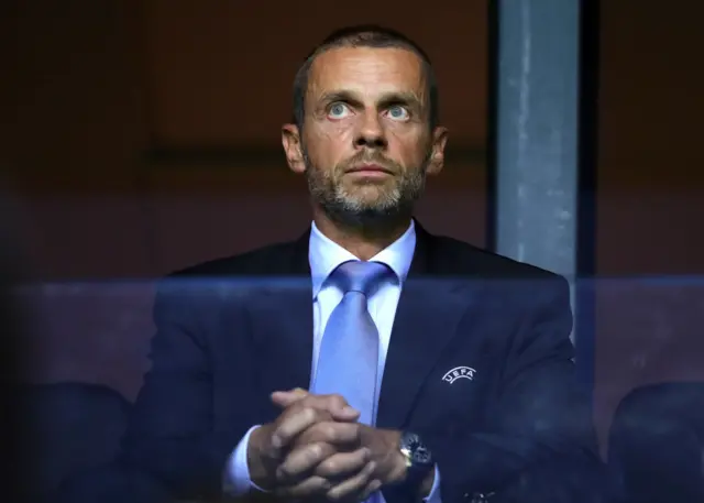 UEFA President Aleksander Čeferin