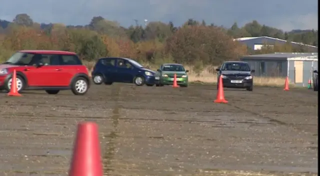 Young drivers in training at Driffield