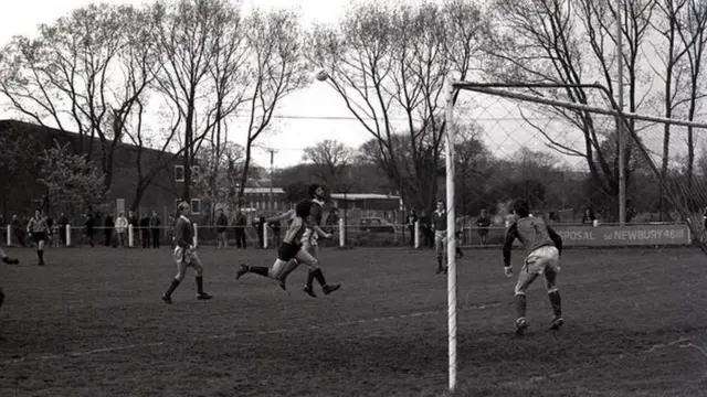 Former club Newbury Town FC at Faraday Road