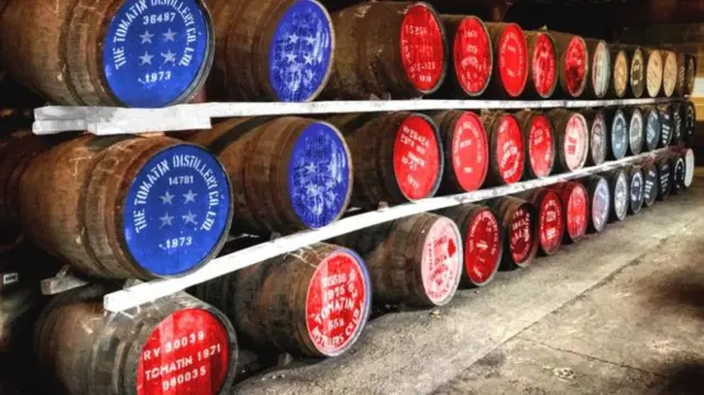 Whisky barrels