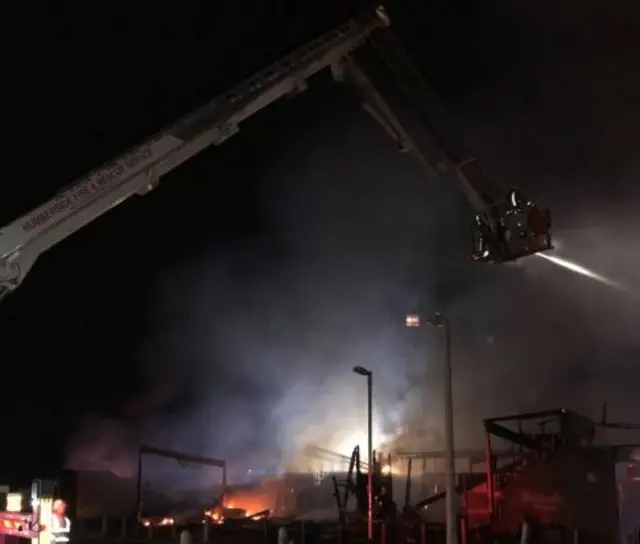 Bransholme Road fire