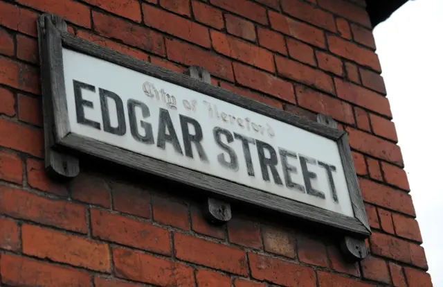 Edgar Street sign