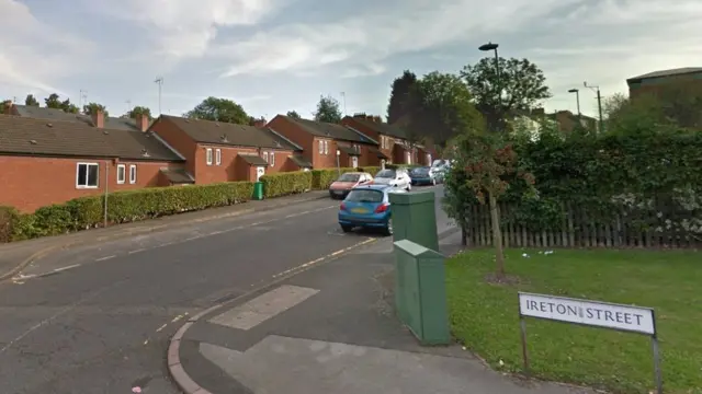 Junction of Ireton Street and Portland Road in Radford, Nottingham