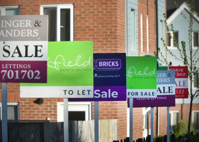 for sale and to Let signs