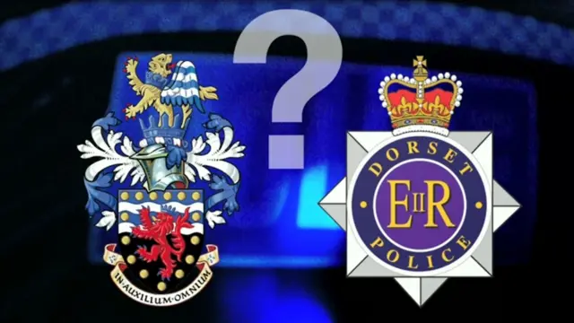 Devon & Cornwall and Dorset police logos