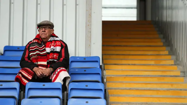 Sad Walsall fan