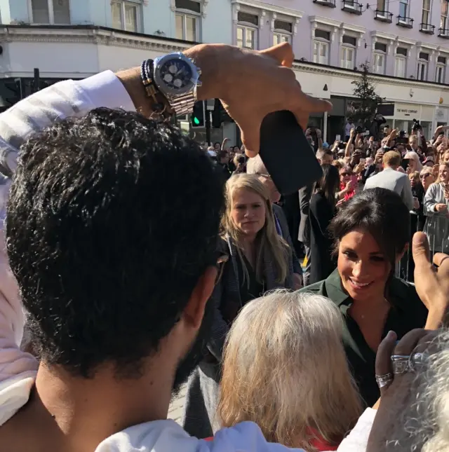 The Duchess of Sussex in Brighton