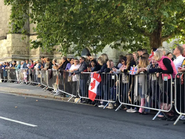 Crowds in Chichester