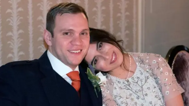 Matthew Hedges and his wife