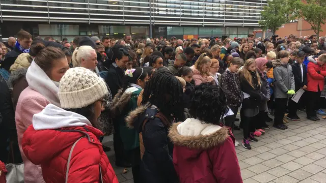 Students in Hawthorn Square