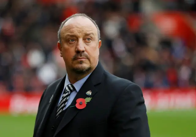 Newcastle United manager Rafael Benitez