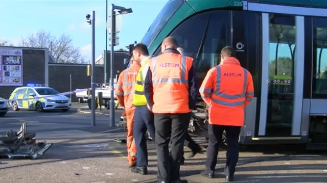 Tram crash