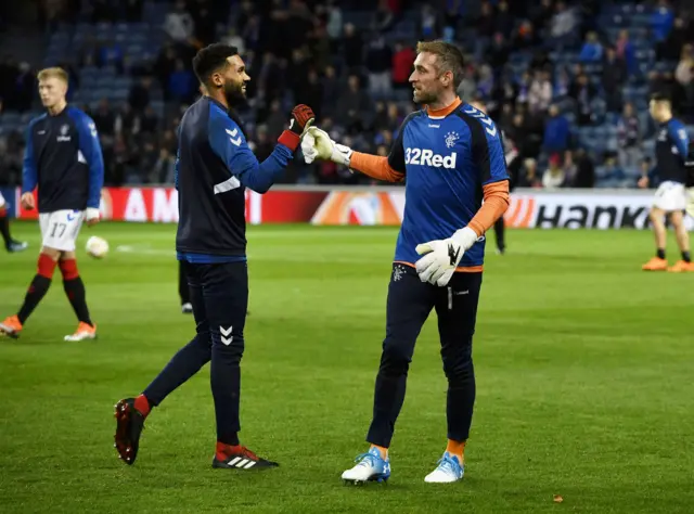 Wes Foderingham and Allan McGregor